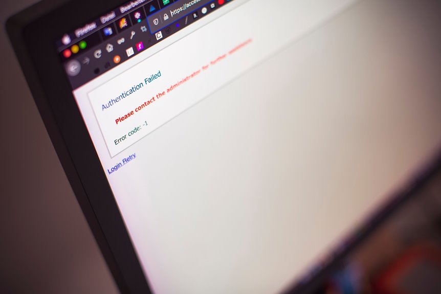login error explanation in detail